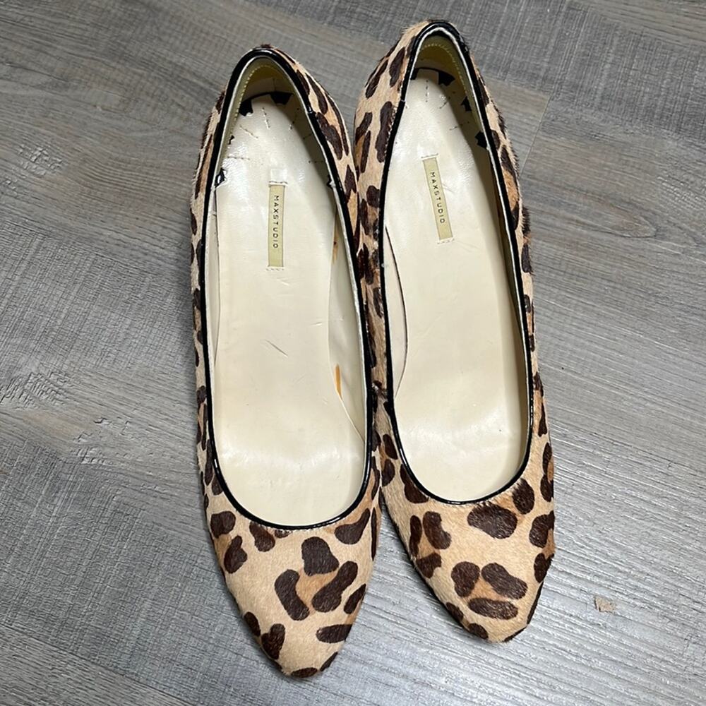 Max Studio Leopard Pump Heels 8.5